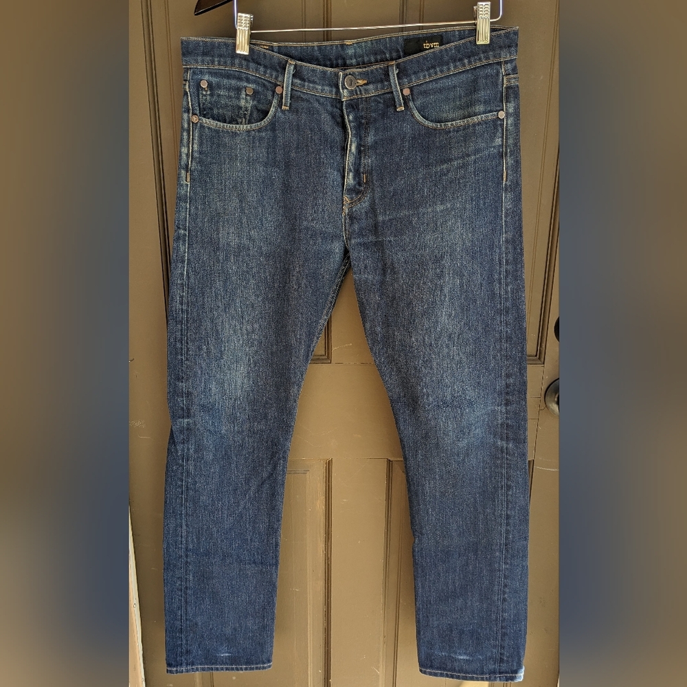 Men's THVM medium wash denim jeans 32